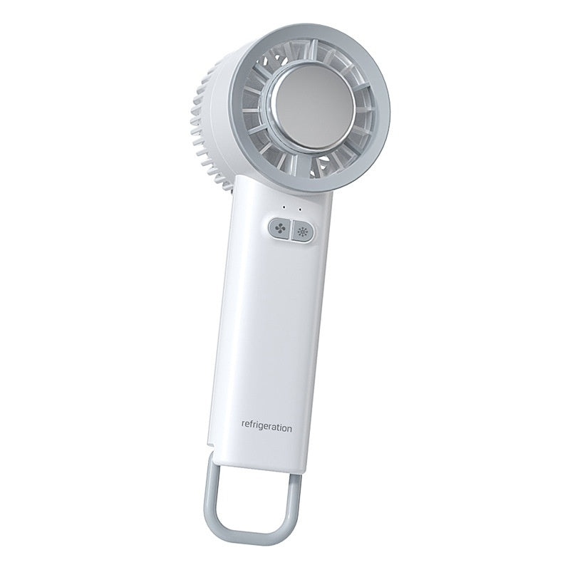 Pearl-Bedazzled Handheld Fan