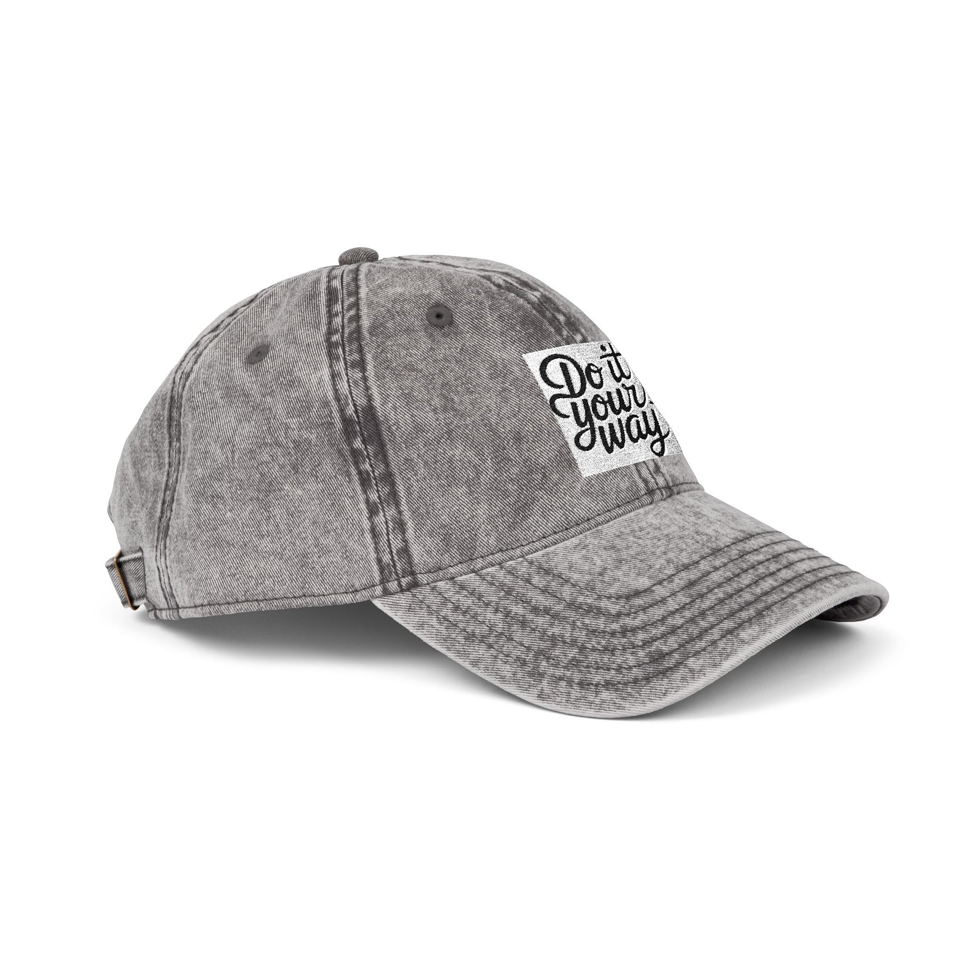 Embroidered Cap — Do It Your Way