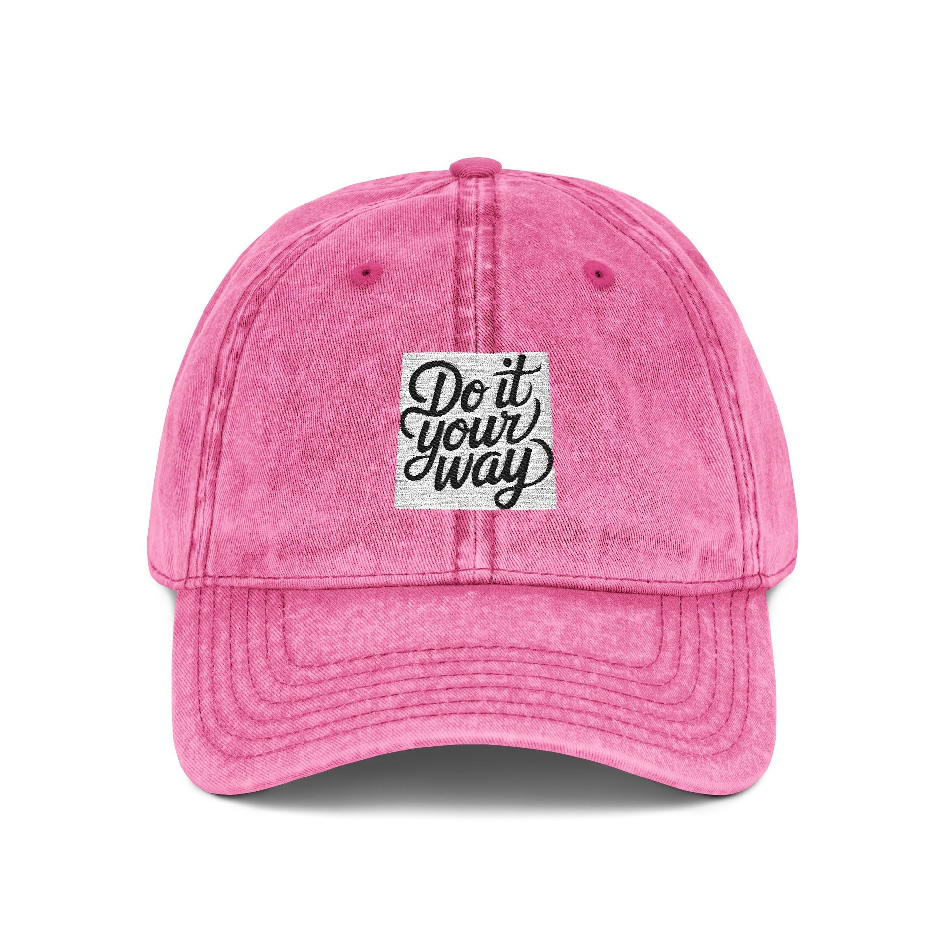 Embroidered Cap — Do It Your Way