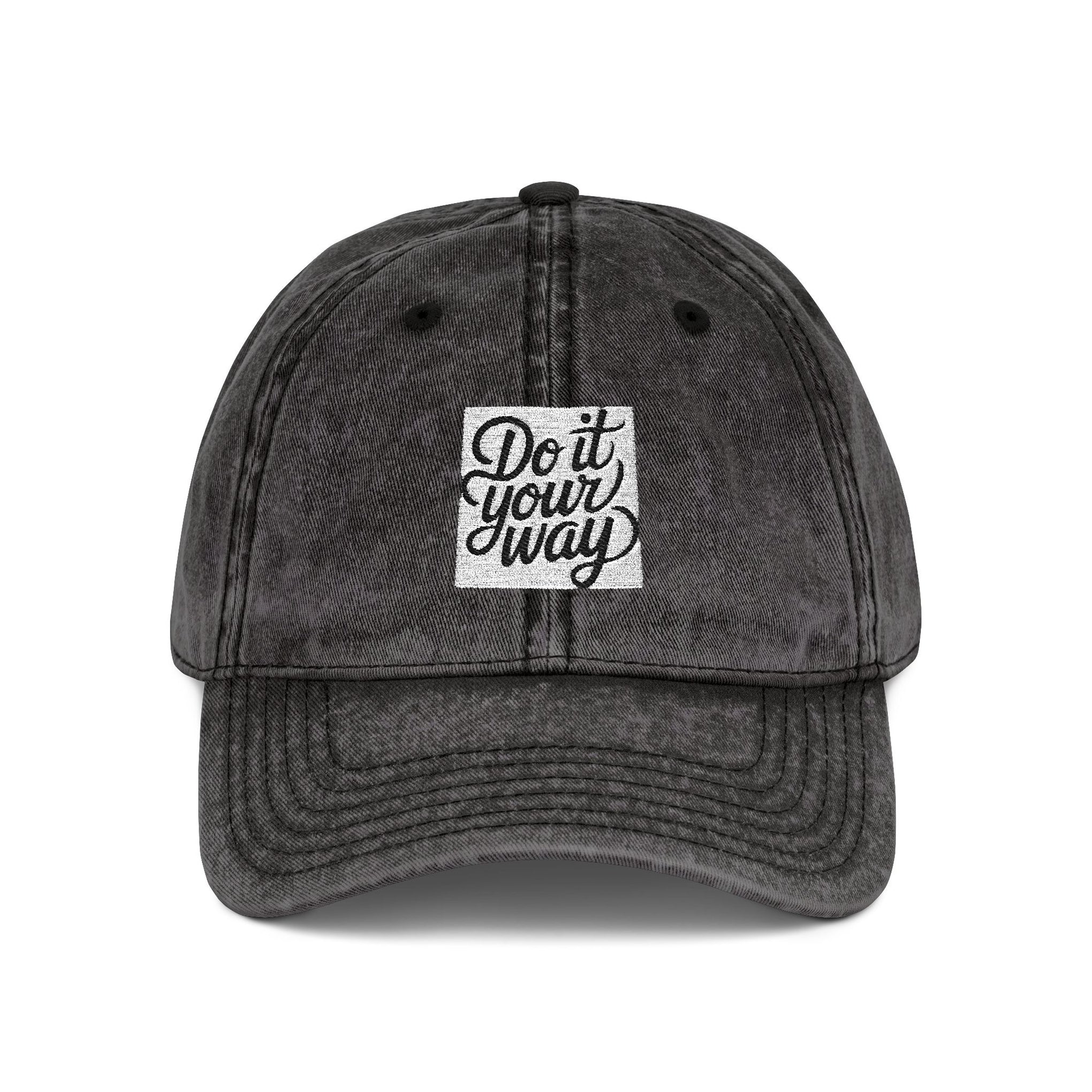 Embroidered Cap — Do It Your Way