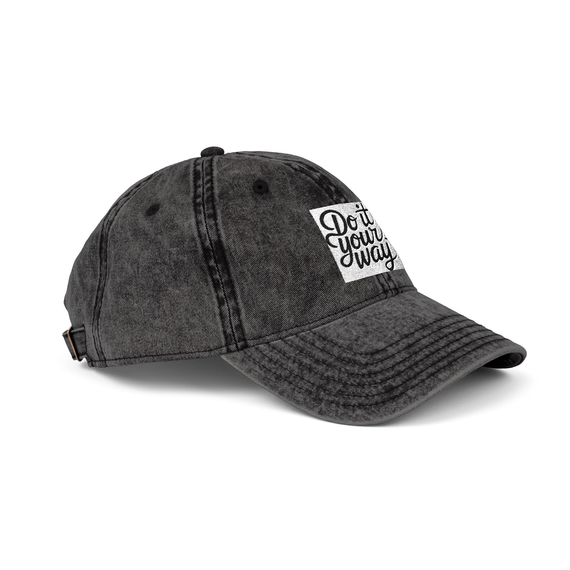 Embroidered Cap — Do It Your Way
