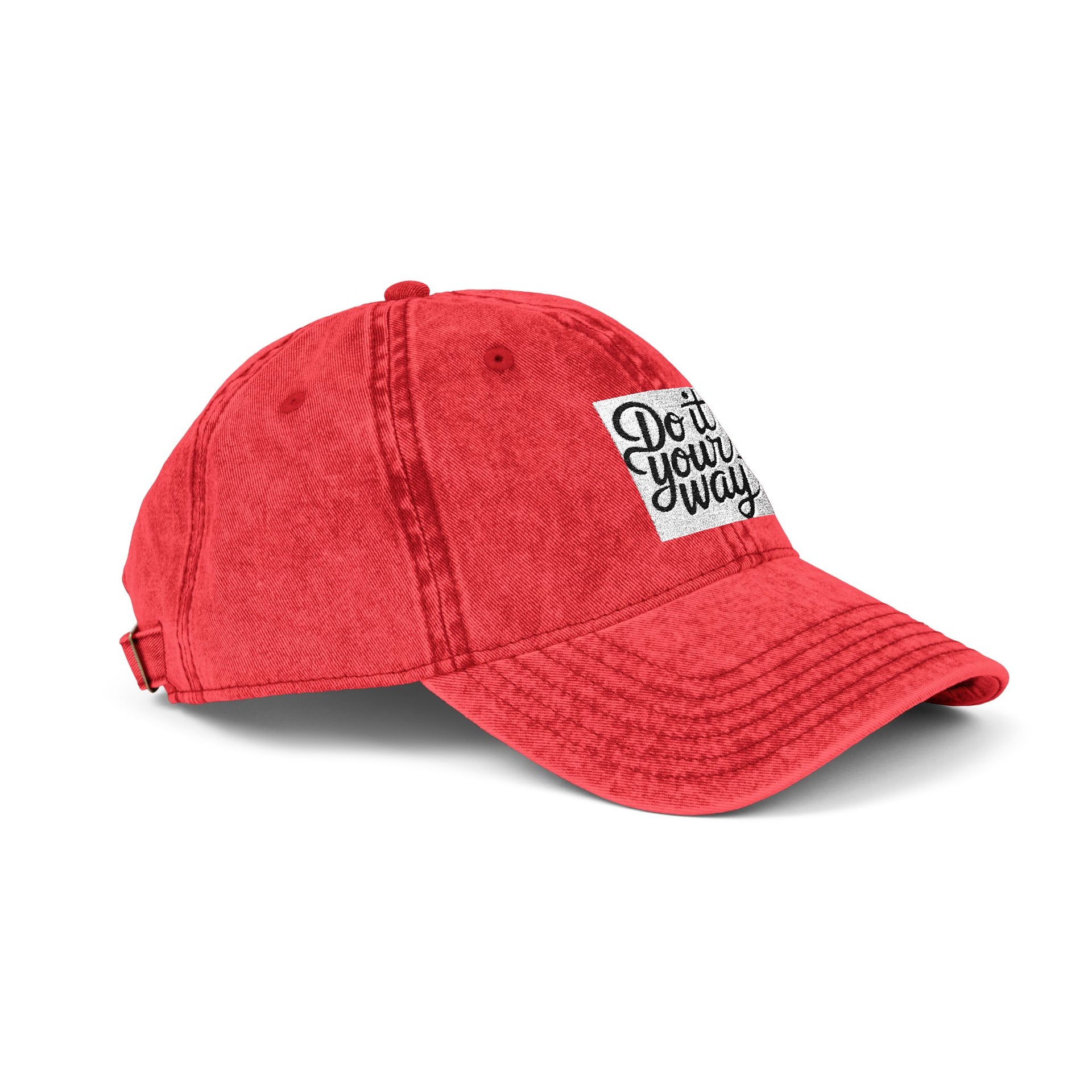 Embroidered Cap — Do It Your Way