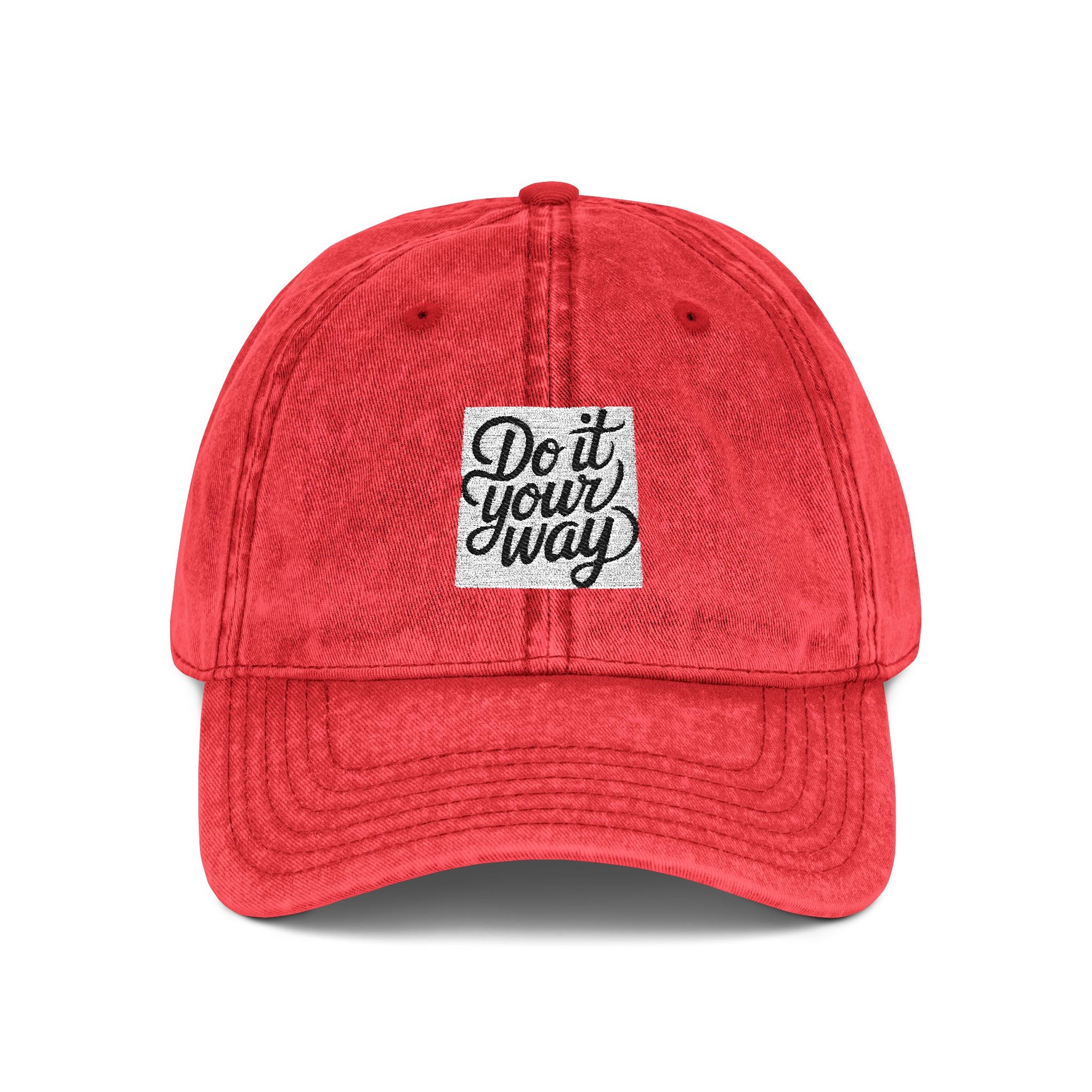 Embroidered Cap — Do It Your Way