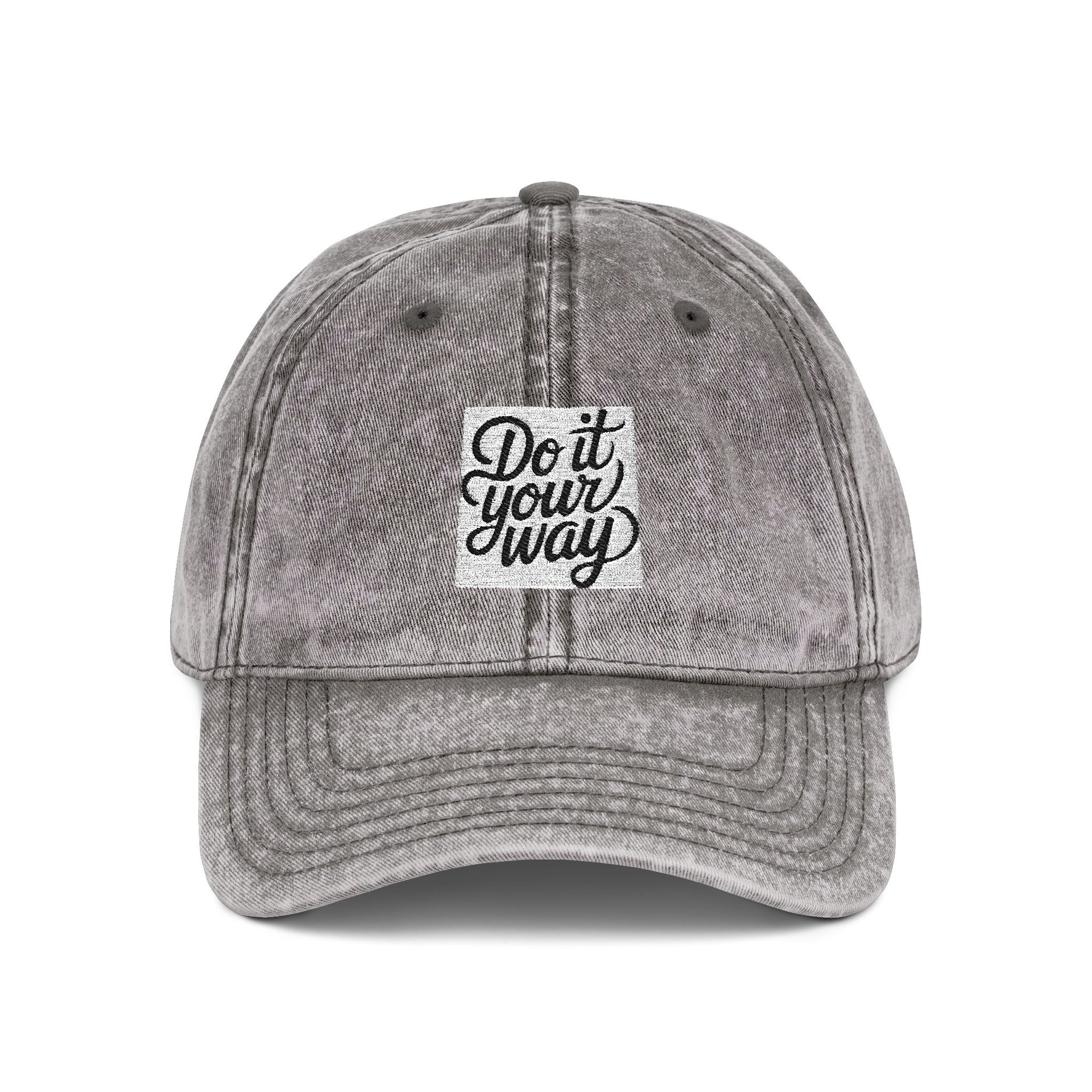 Embroidered Cap — Do It Your Way