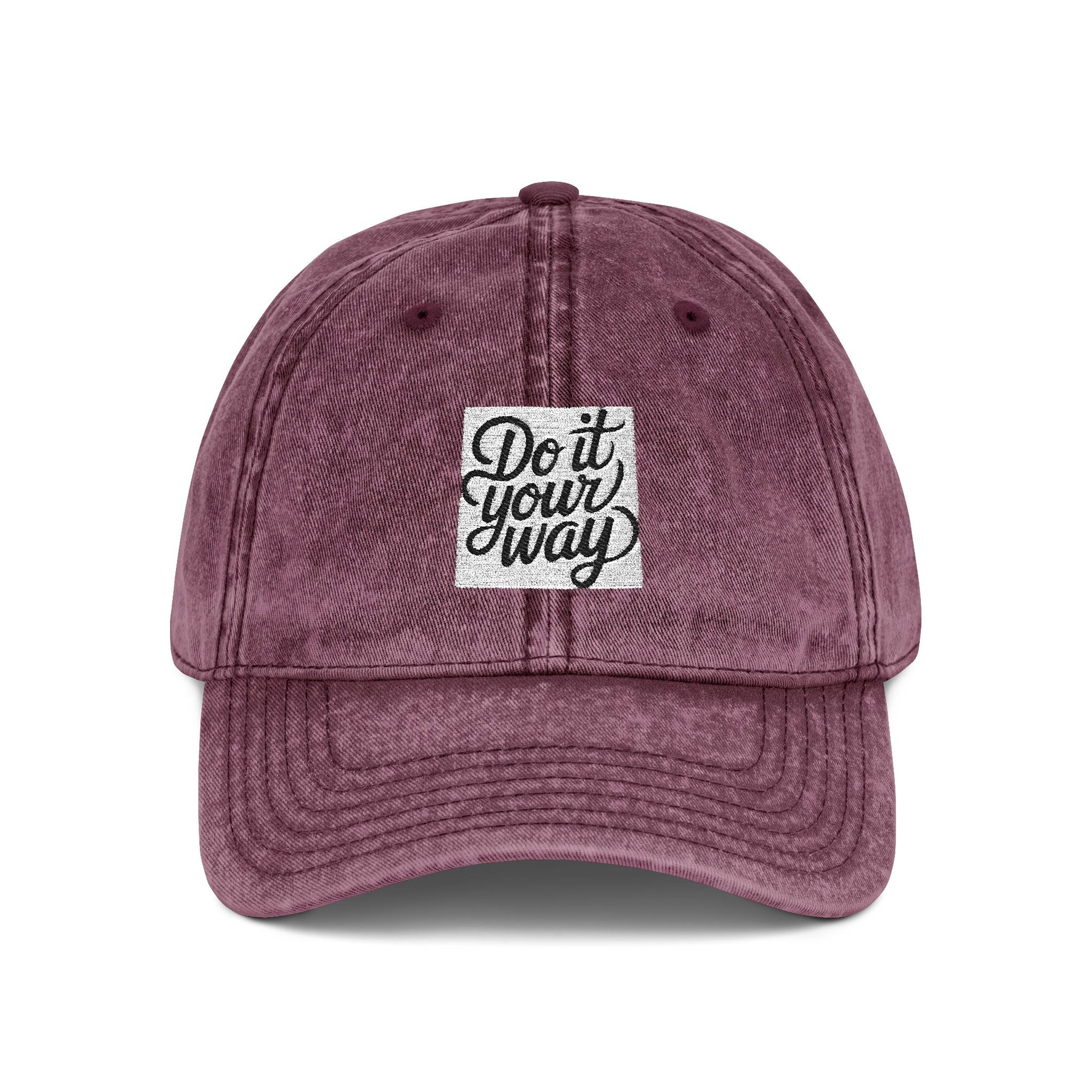 Embroidered Cap — Do It Your Way