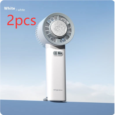 Pearl-Bedazzled Handheld Fan